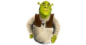 Shrek-Zeichnung von Lou