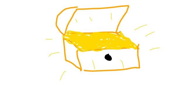 Drawing of Treasure chest by Crimson Ecstasy