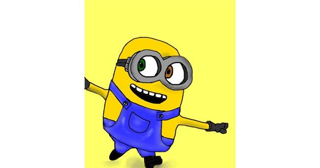 Drawing of Minion by Gaby