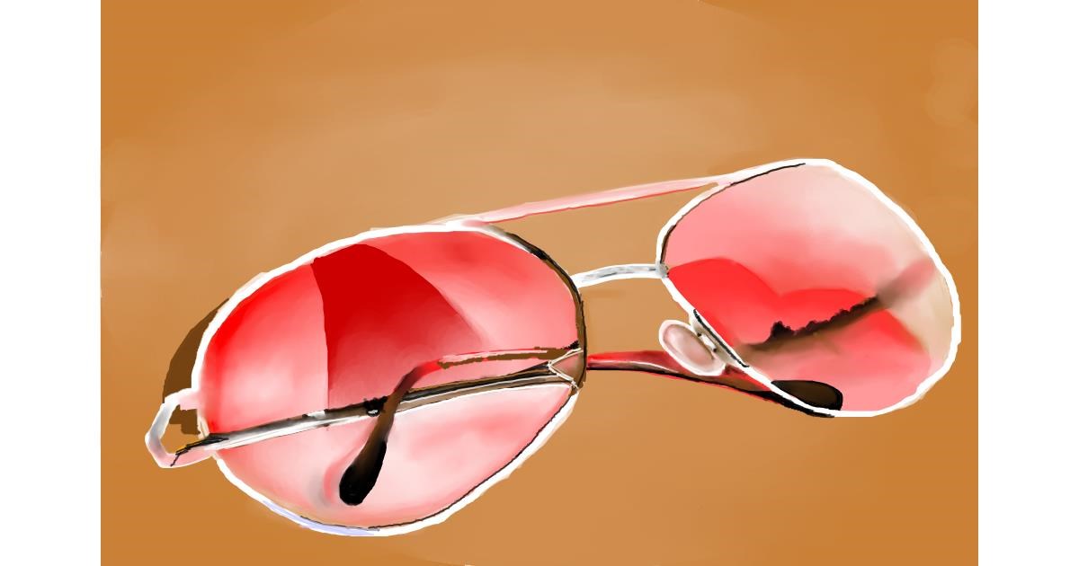 Drawing of Sunglasses by Tokyo