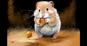 Drawing of Hamster by Herbert