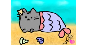 Drawing of Mermaid by Fumi