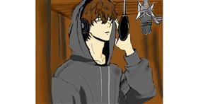 Mikrofon-Zeichnung von Satoru