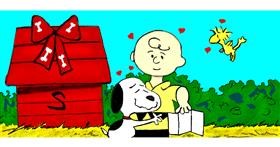 Hundehütte-Zeichnung von Chaching