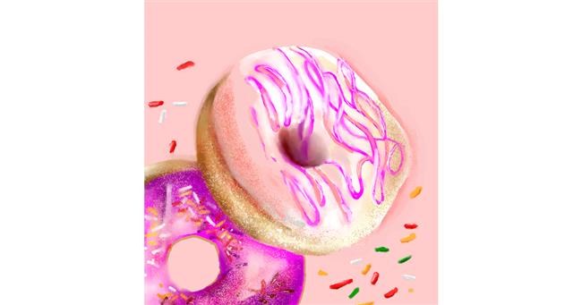 Drawing of Donut by ⋆su⋆vinci彡