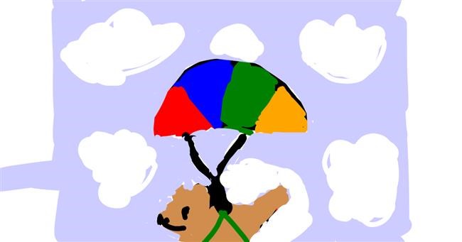 Drawing of Parachute by Dogemaster2.0