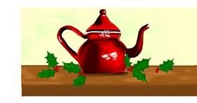 Drawing of Teapot by DebbyLee
