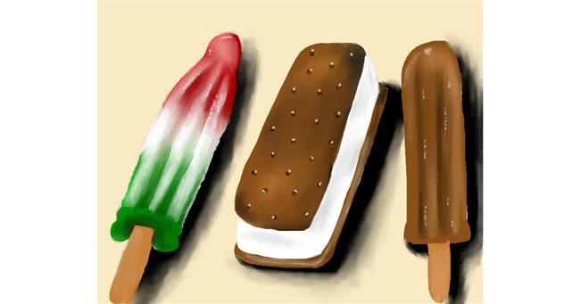 Drawing of Popsicle by Tokyo