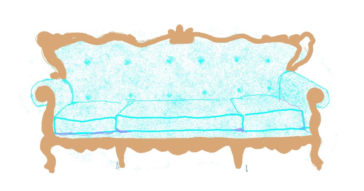 Drawing of Couch by Helena