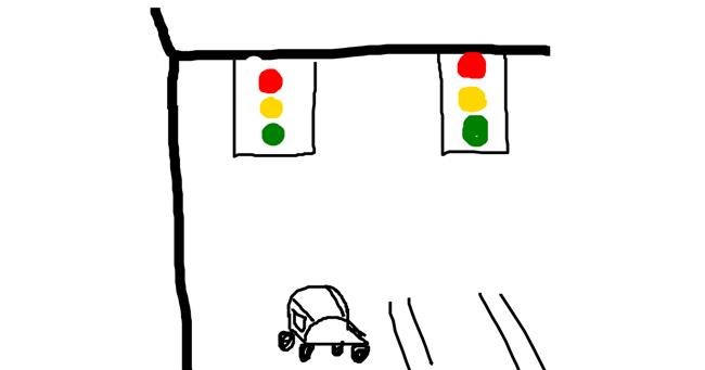 Drawing of Traffic light by NevaeHeaveN