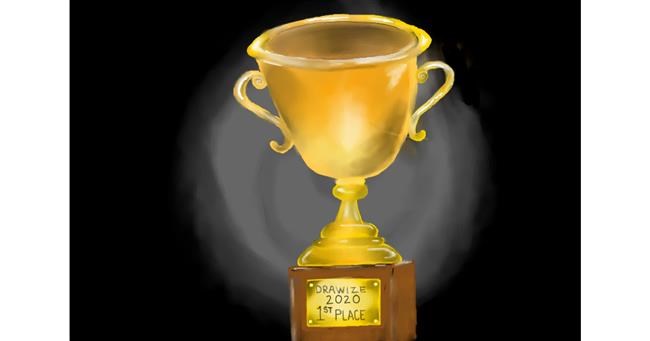 Drawing of Trophy by Randar