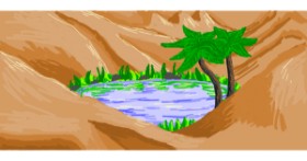 Drawing of Oasis by sara