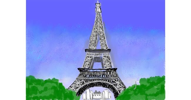 Eiffelturm-Zeichnung von SAM AKA MARGARET 🙄
