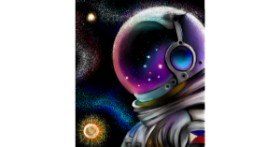 Drawing of Astronaut by pikapy