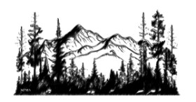 Drawing of Mountain by Naywen