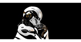 Drawing of Robot by Çhåching
