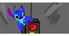 Drawing of Traffic light by I'm just Harry