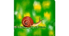 Drawing of Snail by Joze