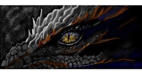 Drawing of Dragon by Chaching
