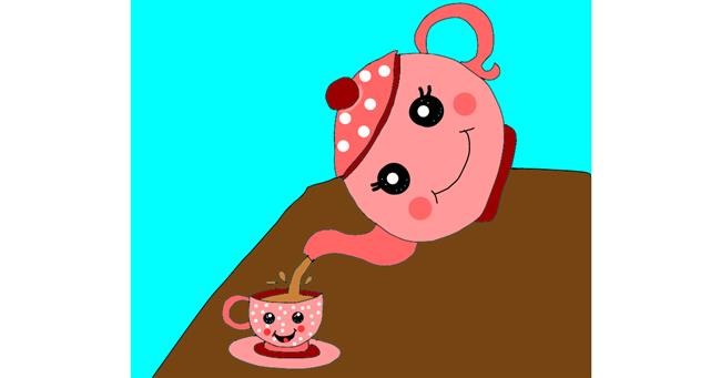 Drawing of Teapot by Zerous 👩‍🎤