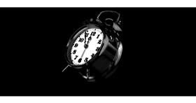 Drawing of Alarm clock by Annie