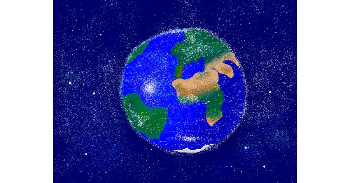 Earth Drawing By Darta Drawize Gallery