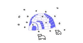 Drawing of Igloo by lola