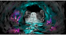 Drawing of Cave by Eclat de Lune