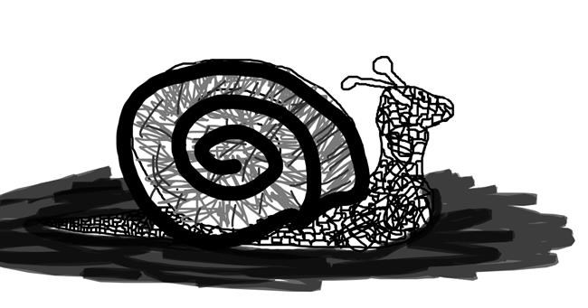 Drawing of Snail by jerky
