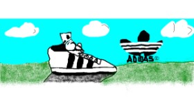 Drawing of Shoe by LoriaDaBest