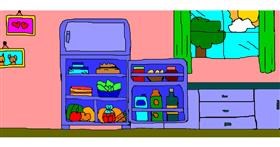 Drawing of Refrigerator by Vicious