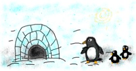 Drawing of Igloo by Banana
