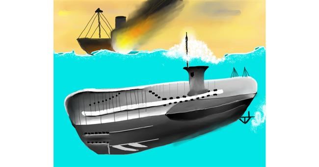 U-Boot-Zeichnung von Tokyo