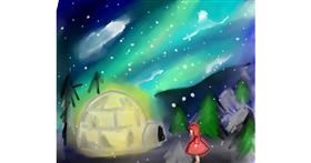 Drawing of Igloo by Sufi