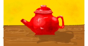 Drawing of Teapot by pajama