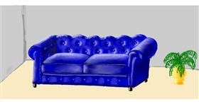 Drawing of Couch by Temüjin