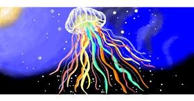 Drawing of Jellyfish by Debidolittle