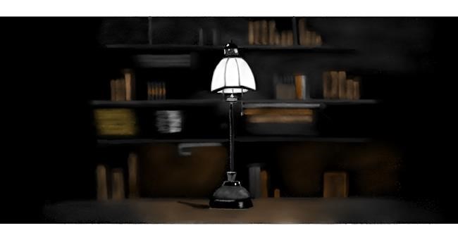 Drawing of Lamp by Chaching