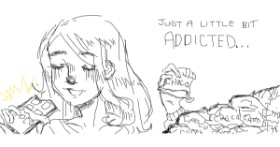 Drawing of Chocolate by Topaz