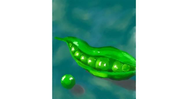 Drawing of Peas by ヴィクトル