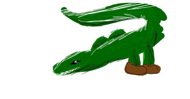 Drawing of Alligator by torielislove