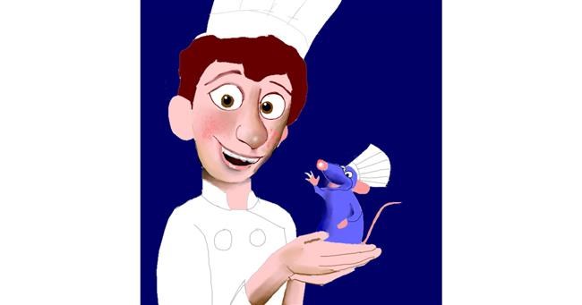 Drawing of Chef by Alex Berrhto