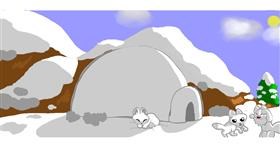 Drawing of Igloo by Laury_Shiny