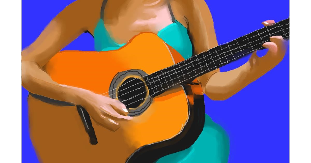 Watch Herbert Draw Guitar