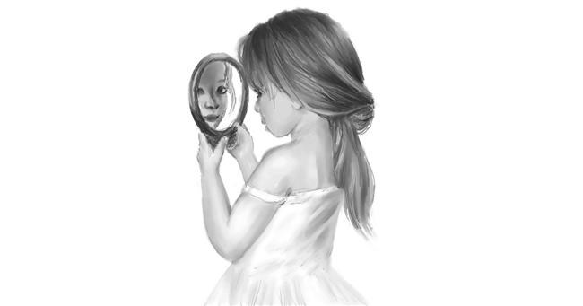 Drawing of Mirror by 𝐋𝐢𝐚