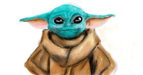 Baby Yoda - autor: Humo de copal