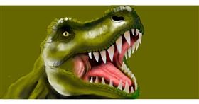 Drawing of Dinosaur by Temüjin