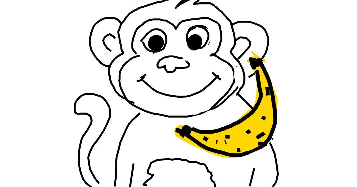 Drawing of Monkey by Kamie