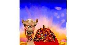 Drawing of Camel by Joze