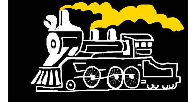 Drawing of Train by JJ